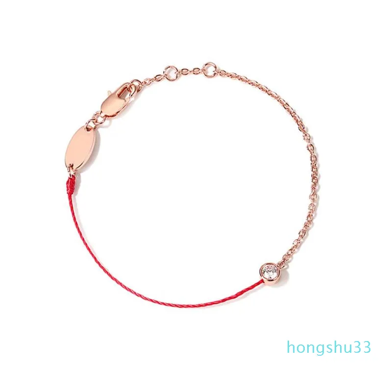 Whole-Red Thread Redline Bracelets For Women String 316L Stainless Steel Women Bracelet Plum Flower Red Rope Bracelet2722