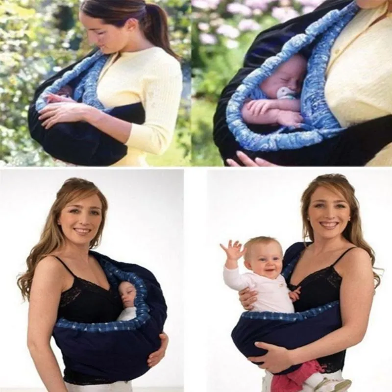 Carregadores, Slings Mochilas Carregador de Bebê Nascido Swaddle Sling Infantil de Amamentação Bolsa Papoose Bolsa Frontal para Carregar