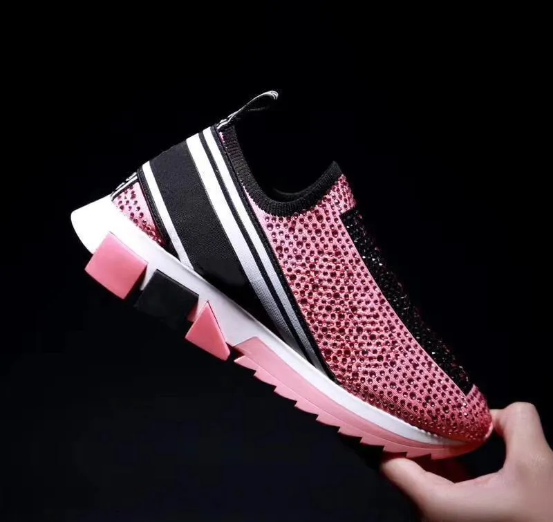 Casual Dolce And Gabbana Pink Sneakers Dolce Gabbana Teen Girls