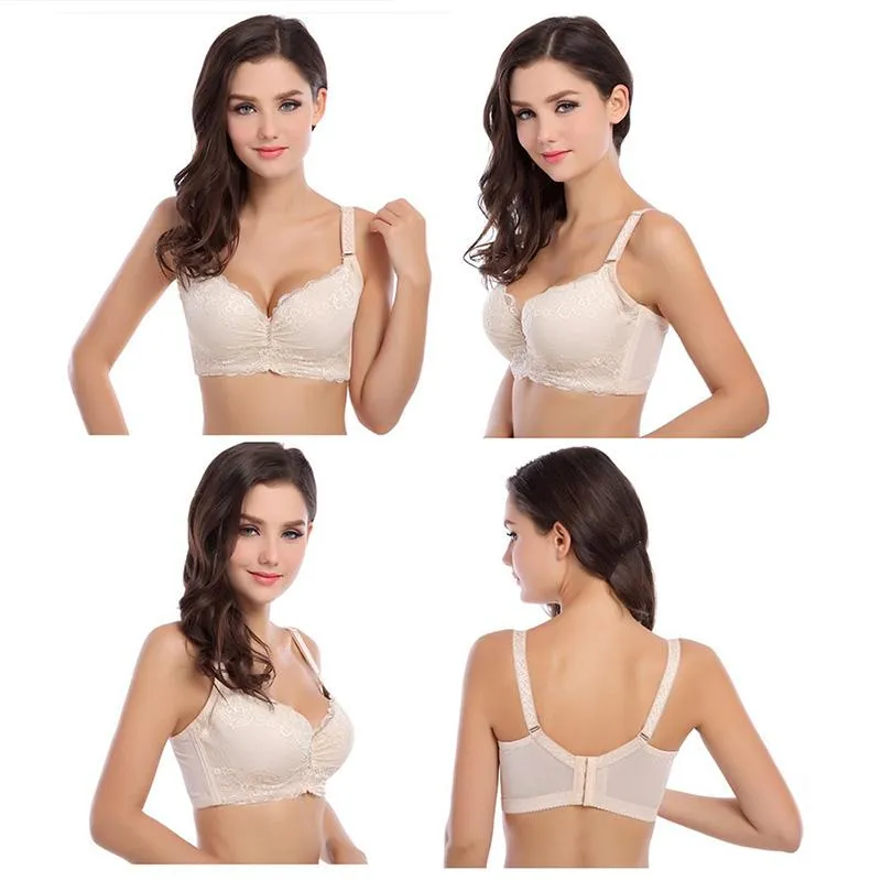 Plunge Lingerie Set For Women Push Up Bra With Undergriving