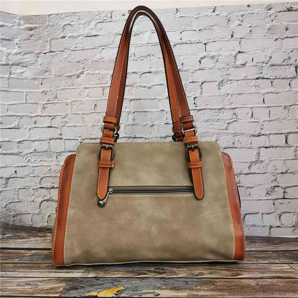 Luxusmarke Handtasche Designer Damen Leder Shopper Tasche Vintage Handtaschen für Damen Tote Umhängetaschen 2020 Hochwertige Geldbörse 27K