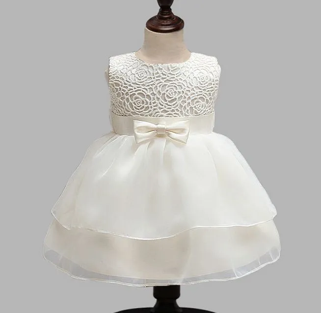 christening dress infant Christening Baptism Soft Baby Doll in White Satin Dress, 12