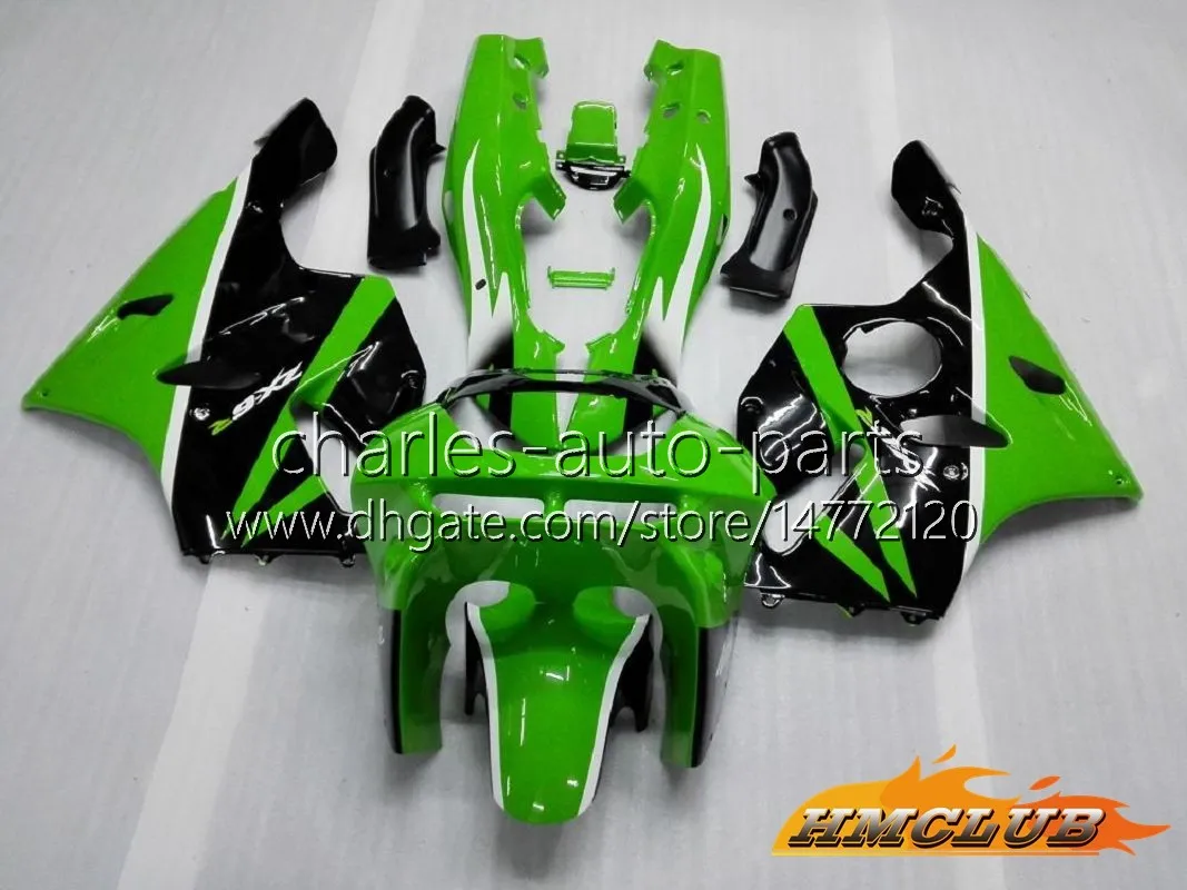 Für Kawasaki NINJA ZX6R 94 95 96 97 ZX-6R ZX 6R 1994 1995 1996 1997 grün  weiß blau Motorrad Verkleidung Aftermarket Kit : : Auto & Motorrad