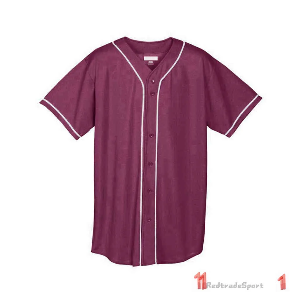 Personnalisez les maillots de baseball Vintage Logo vierge Cousu Nom Numéro Bleu Vert Crème Noir Blanc Rouge Hommes Femmes Enfants Jeunesse S-XXXL 1XL1CPHC1