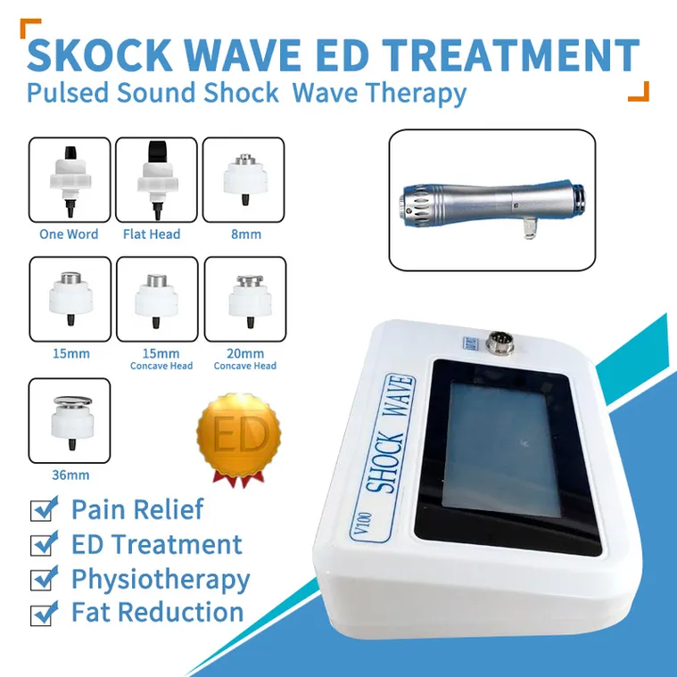Sistema eficaz de terapia de dor física, dispositivo extracorpóreo de beleza por ondas de choque acústicas para alívio da dor, alívio 388