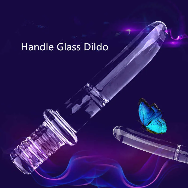 glasdildo groß Glasdildo Aus Kristallglas – Handgefertigt, Für G-Punkt & Analstimulation,  Mit Hitze/Kälte-Effekt main image 1