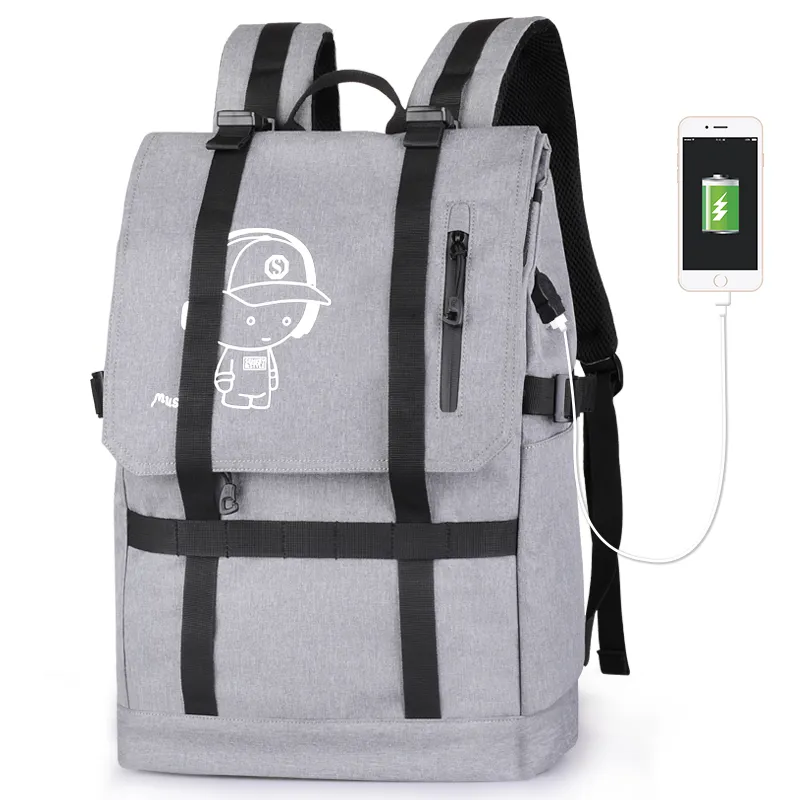 Senkeystyle Wysokiej jakości plecaki dla mężczyzn Torby podróżne Duża pojemność Wodoodporna Port Casual Male Backpacking