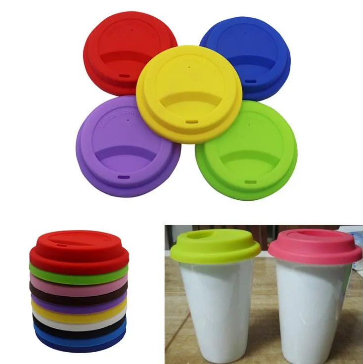 Couvercle Tasse Silicone, 16 Pièces Silicone Tasse Couvercles