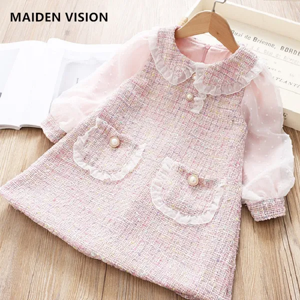 Infant Dress enfants robes de printemps pour les filles automne lin coton bébé filles vêtements 1-5 ans enfant en bas âge fille fête d'anniversaire robe Q0716