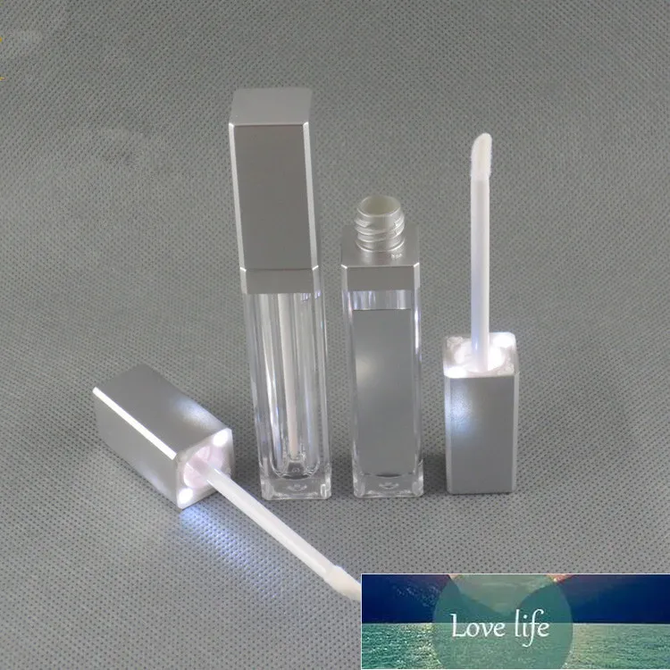 Tube de brillant à lèvres en acrylique LED 7 ml, tube de vernis à lèvres argenté avec miroir, maquillage Labial Glair, bouteilles de brillant à lèvres, emballage 20 pièces/lot, prix d'usine, conception experte, qualité dernière