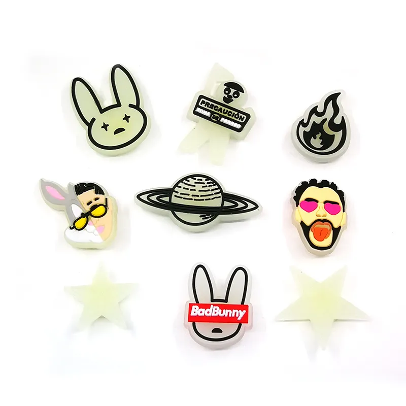 Bad bunny croc stickers sales