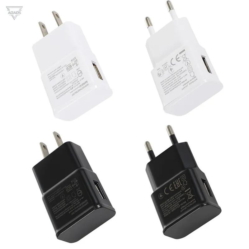 USB-Wandladegerät 5V 2A 1A AC-Reise-Home-Adapter US-EU-Stecker für Universal-Smartphone Android-Handy Samsung S7 S8