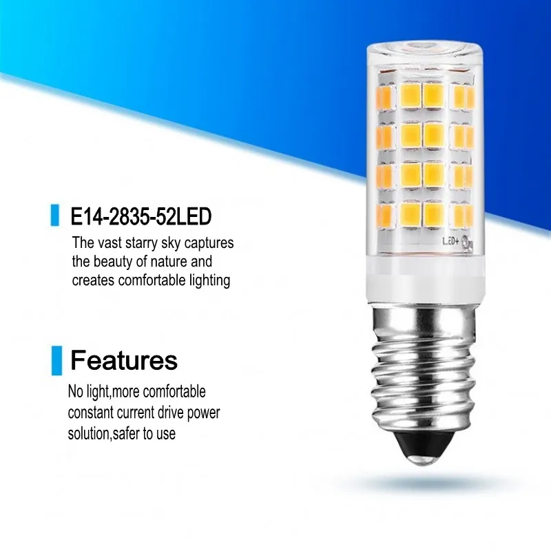 5pcs/lot Mini E14 LED Lamp 5W 7W 9W12W AC 220V LEDs Corn Bulb SMD2835 360 Beam Angle Replace Halogen Chandelier Lights