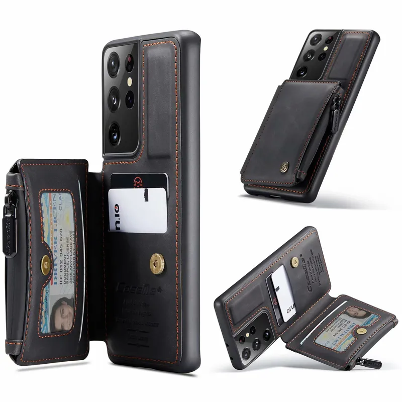 Modeontwerper Boek Telefoon Gevallen Voor Samsung Galaxy S23 S22 S21 Plus S20 FE Luxe Lederen Flip case forGalaxy Note 20 Ultra 10 Cover