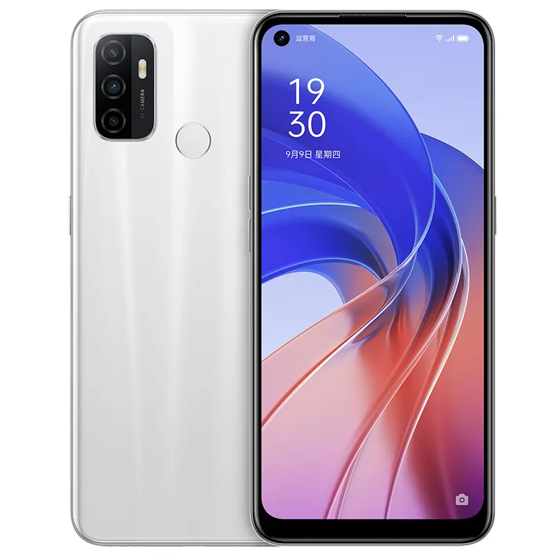 Téléphone portable d'origine Oppo A11s 4G LTE 8 Go de RAM 128 Go de ROM Snapdragon 460 Octa Core Android 6,5 pouces LCD plein écran 90 Hz 13,0 MP OTG 5000 mAh ID d'empreinte digitale téléphone portable intelligent