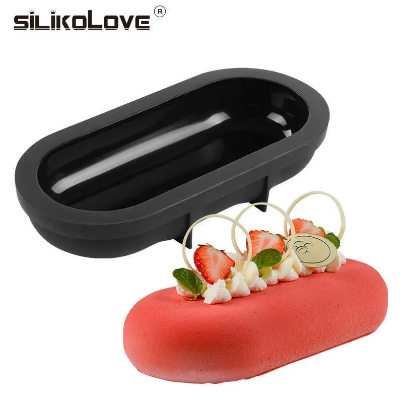 SILIKOLOVE Silikonformen Antihaft-Backformen Werkzeuge flache runde Form Mousse für Backformen Kuchenwerkzeuge 210721