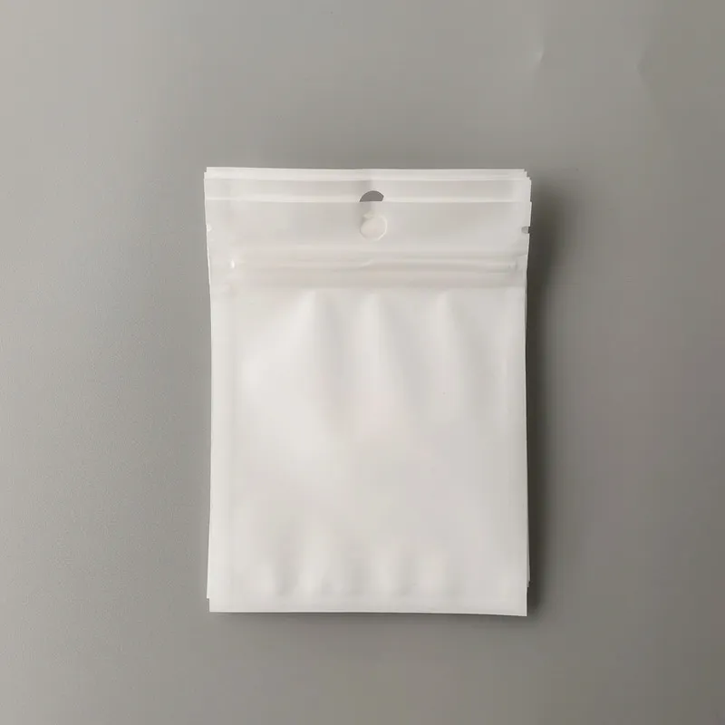 Sac Demballage En Plastique Poly OPP Transparent + Perle Blanche, Emballage  À Fermeture Éclair, Emballages De