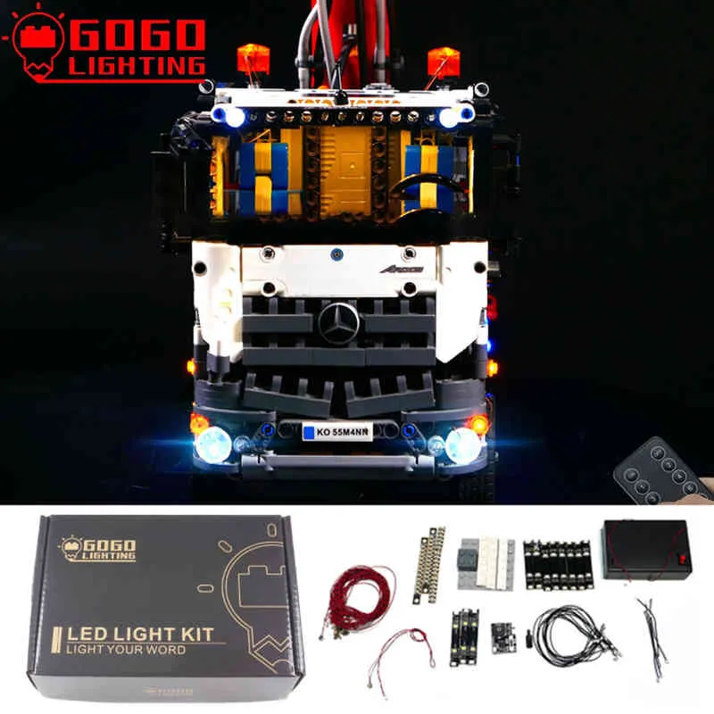 LEDライトキットLEGO 42043、ビルディングブロックハイテクトラック、おもちゃライト（シングルランプ、ノンモデル）1ftc