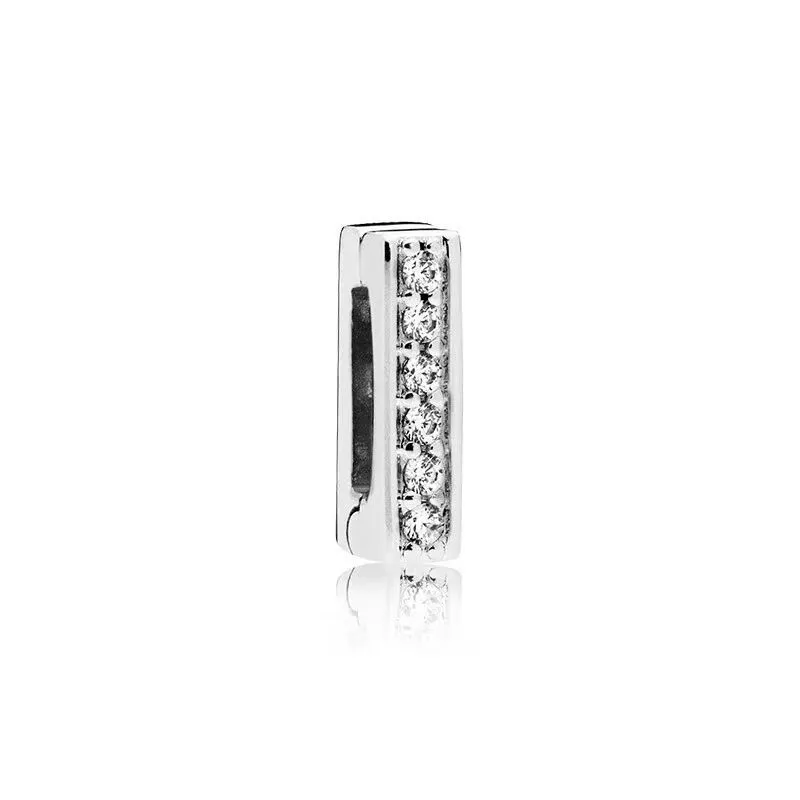 925 Silber Charm Hochwertiger runder herzförmiger Sicherheitskettenclip Pandoras-Armband Damenschmuck Modegeschenk Geschenke für Freundinnen