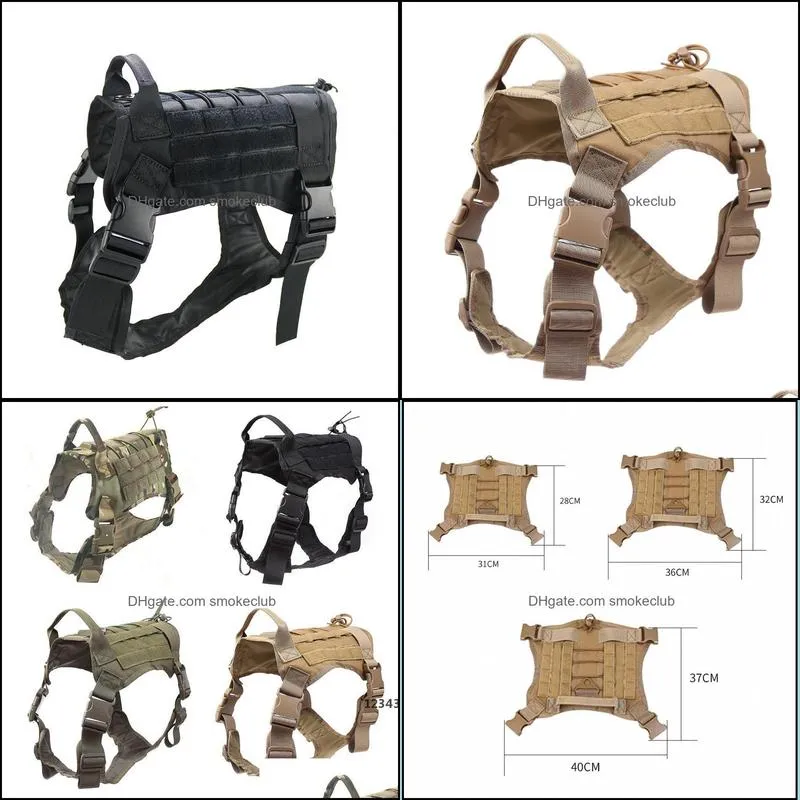 Dog Apparel Medium and large clothes outdoor tactical vest camouflage dogs vests tactics LLF10879