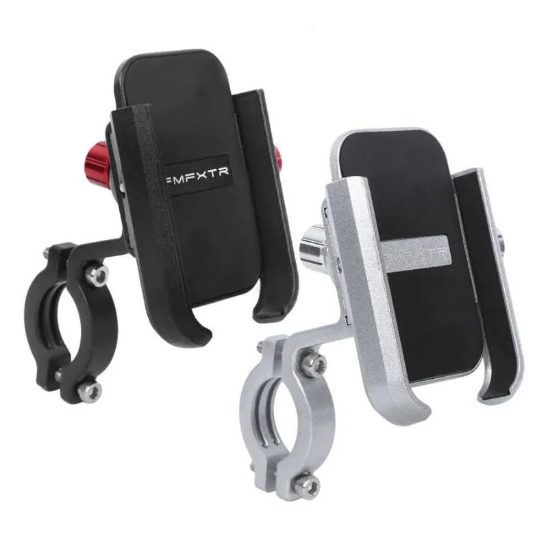 Portapacchi per camion per bici Staffa per telefono cellulare in lega di alluminio Scooter elettrico Supporto fisso Manubrio Navigazione Accessorio per bicicletta
