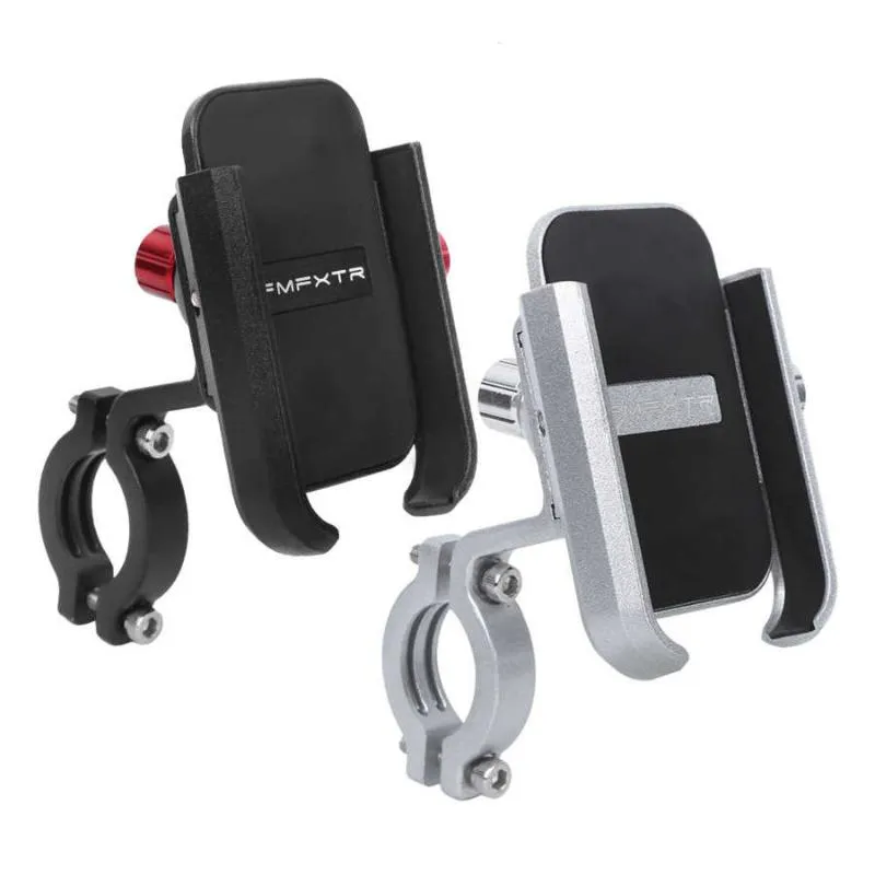 Supports de camion de voiture vélo support de téléphone portable en alliage d'aluminium Scooter électrique support fixe guidon Navigation accessoire de vélo