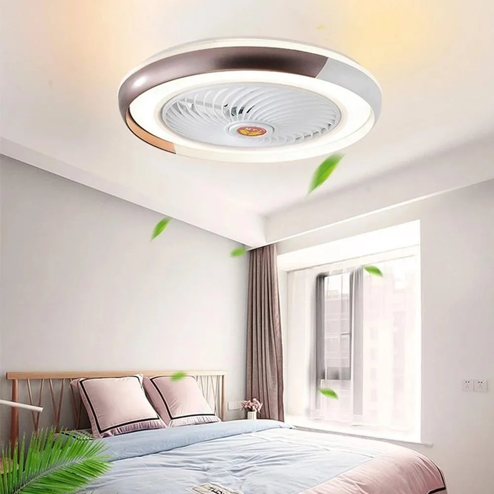 LED takfläkt med lampor 50 cm intelligent sovrum hem dekorativ ventilatorlampa smart app fjärrkontroll inomhusbelysning fixt236h