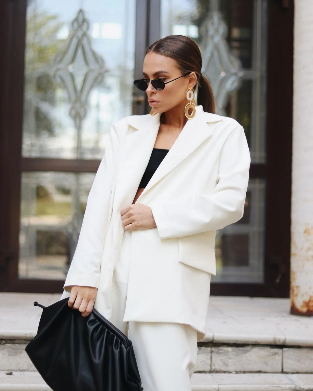 Ivory suit womens deals