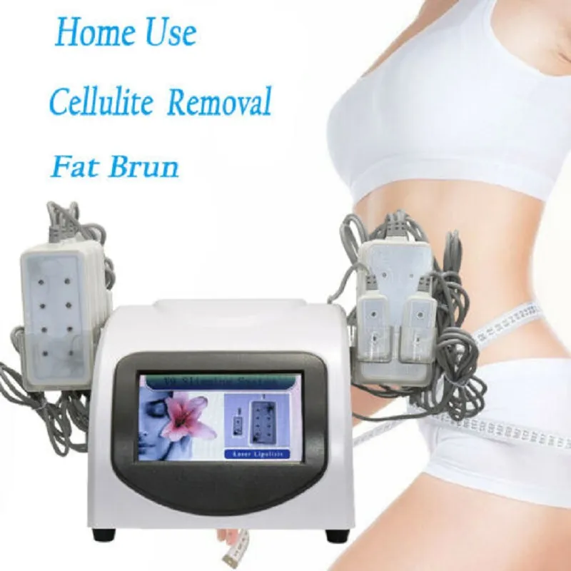 Portable Home Lipolaser Professional Machine Slimming Machine 10 TransPads 4 Smallpad Lipo Laser Teimes Inferty