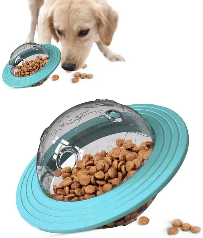Dog toy leaking food ball flying saucer big dog interactive training multifunctional chewing toy teeth cleaning pet supplies