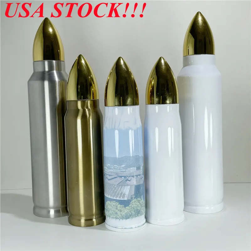 Lokaal magazijn !!! 1000 ml sublimatie bullet tumbler sublimatie water flessen geïsoleerde tuimelaars vacuüm kolven thuis reisbeker koffiebekers us bouillon