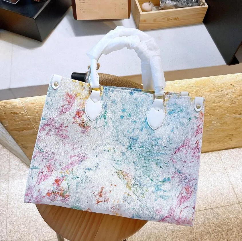 Dames Luxurys Ontwerpers Aquarel Weergave Tassen 2021 Duche Winkelen Bag Designers SAC Schoudertassen Casual Totes Handtas Merken Ontwerpers Botes