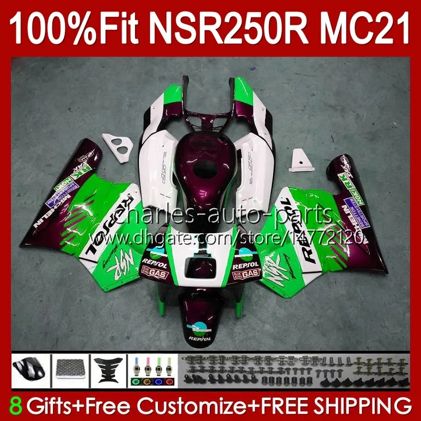 OEM injeção para Honda NSR250R Green Green NSR 250 R MC21 PGM3 103HC.228 NSR 250R NSR250 1990 1991 1993 NSR250RR 90 91 92 93