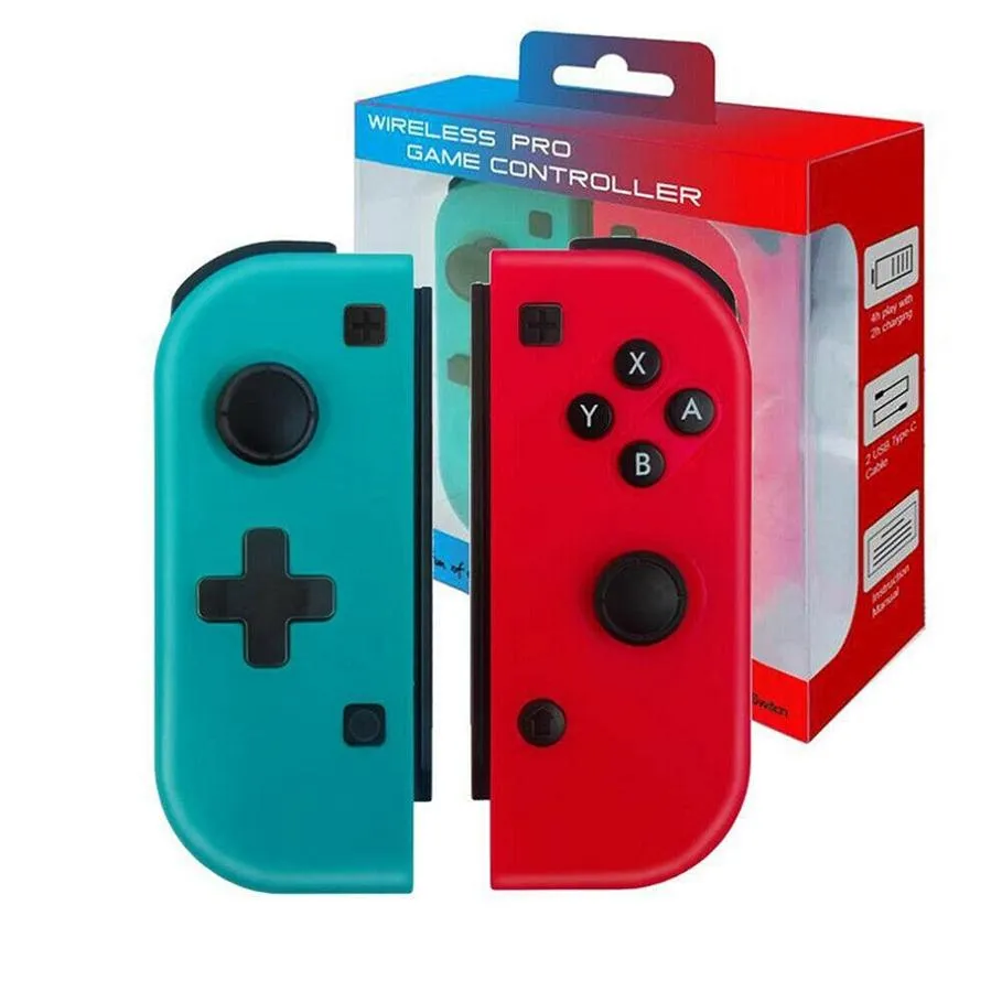 Bluetooth Gamepad Wireless PRO Handheld Game Controller Dual Joystick for Nes Switch Console Accessories for Joy Con Handle Sticka47
