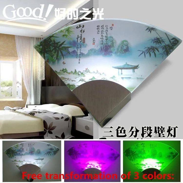 Wandlamp 7W Moderne LED-lampen Acryl Bed Kamer Licht Woonverzitting Foyer Badkamer Gemonteerd Schoon AC220V