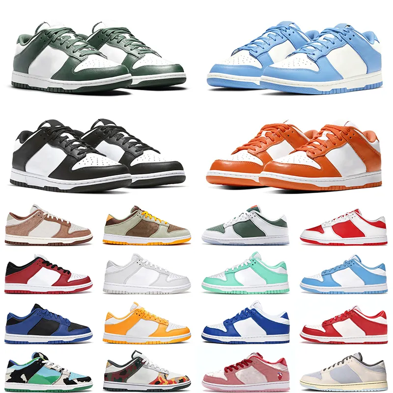 Best Quality Men Women Syracuse Dunks Running Shoes Low White Black Trail UNC Coast