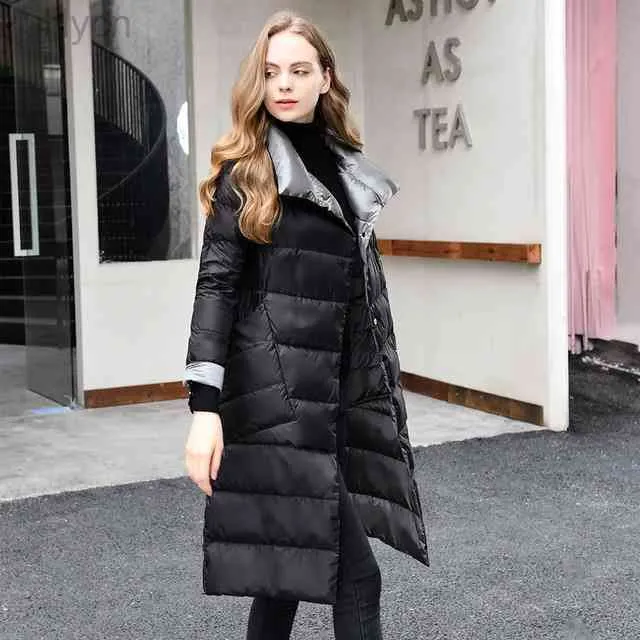 良質トップ 女性冬コートスタンド襟ホワイトアヒルダウンインナーレディースライトロングジャケットコート女性コートカザコフェミニノパーカー 通販 超特価セール Www Care7 Org