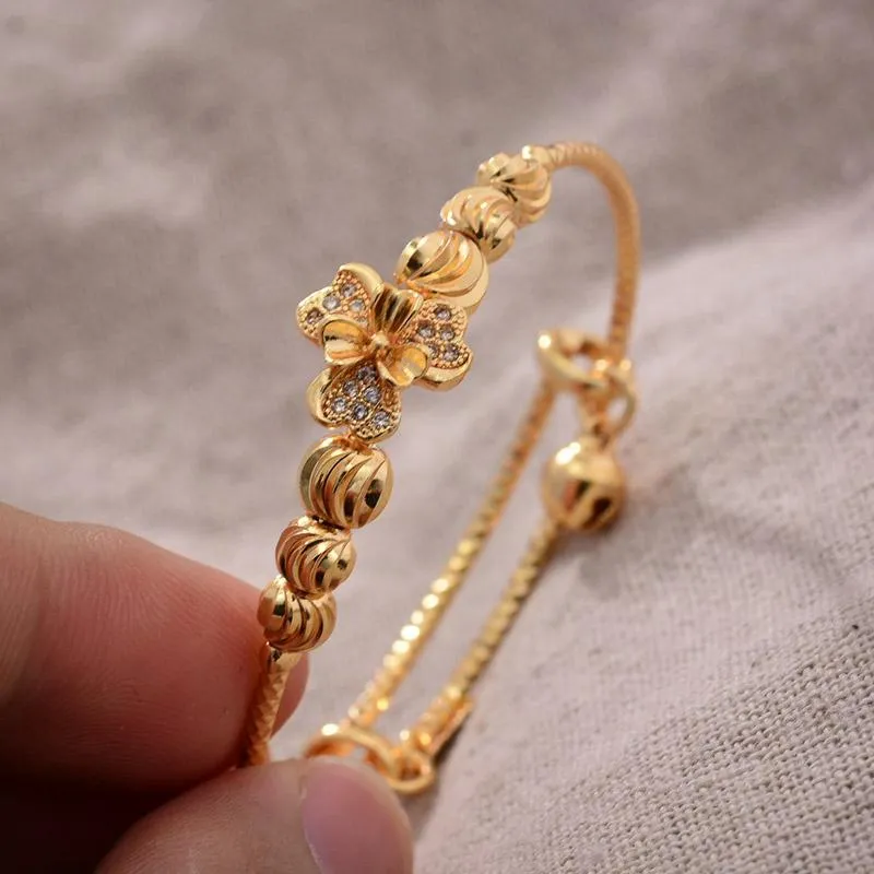Set Gioielli Oro Aperti Bracciale E Anelli Regolabili | 5 Pezzi Bigiotteria Donna | Regalo Compleanno