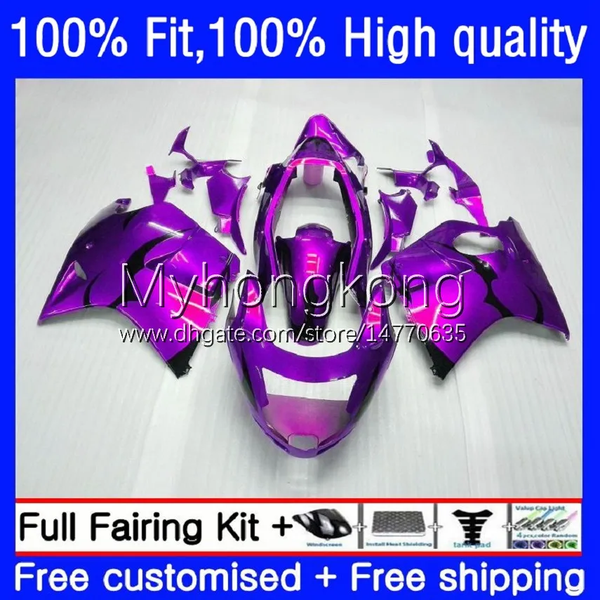 Bodywork Injection For HONDA Blackbird CBR1100XX CBR1100 XX 1996 2007 Body Hot purple 35No.140 CBR 1100XX 1100 CC XX 96 97 98 99 00 01 02 03 04 05 06 07 OEM Fairings Kit