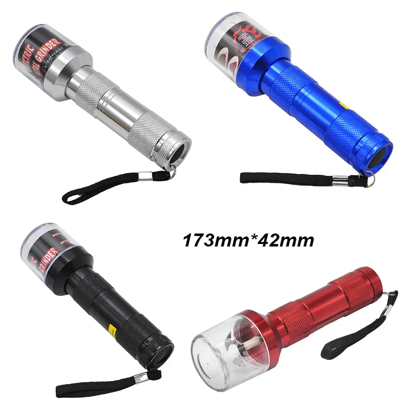 Electric Automatic Flashlight Grinder Aluminum Alloy Herb Grinders