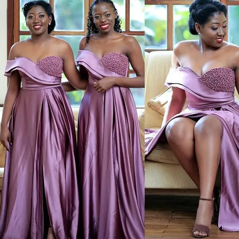 plus size purple bridesmaid dresses