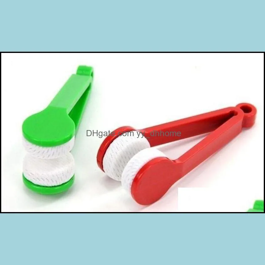 New Arrive Mini Sun Glasses Eyeglass Microfiber Brush Cleaner Home Office Easy