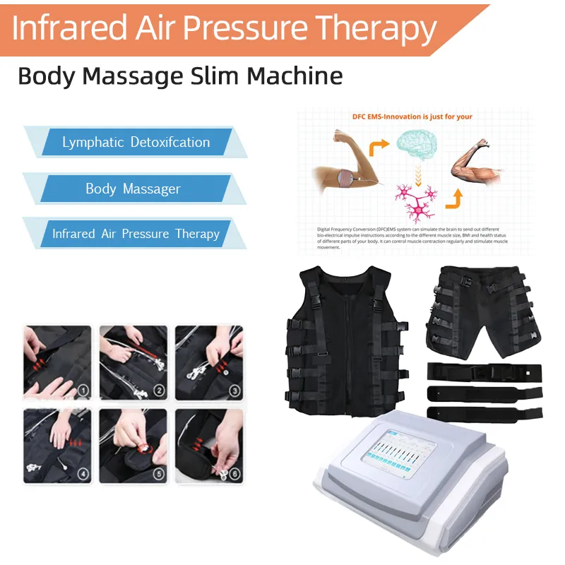 Macchina dimagrante EMS Microcorrente Suit Body Relax Dispositivo sanitario Attrezzature per massaggi professionali ET121X1