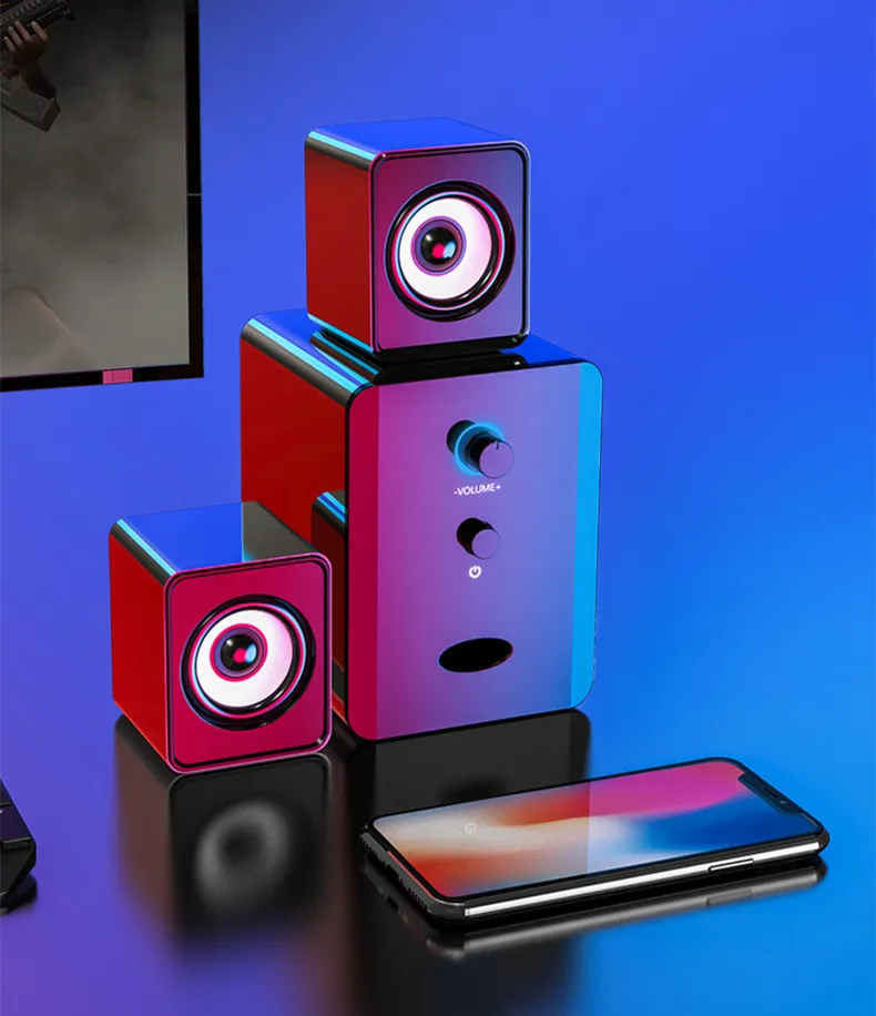 Wired speakers for shop phone