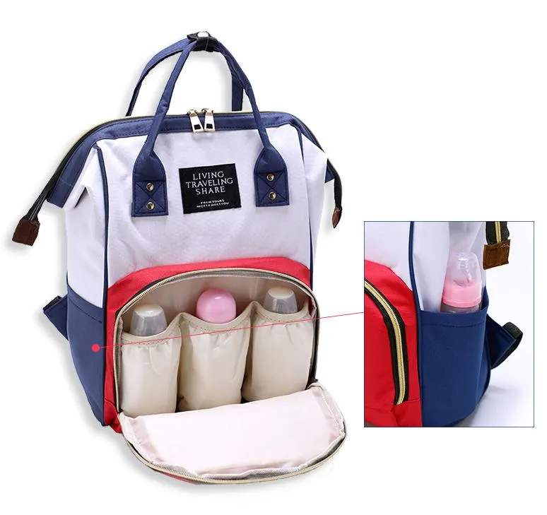 ミイラのバックパック赤ちゃんのおむつバッグマタニティナッピーバッグ大容量ハンドバッグトラベルバックパックベビーカーバッグベビーバッグ11色BT5949