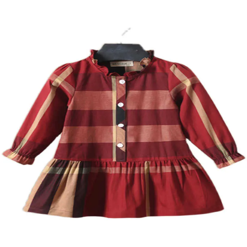 Robes de marque à manches longues pour fille baptême bébé fille vêtements 1-6 ans fête d'anniversaire enfant en bas âge robe de baptême infantile fille robe Q0716