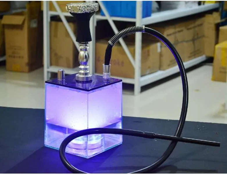 pipas de agua acrílicas shisha una manguera humo pipas de agua accesorio pipa de agua chicha embriagador plataformas unqiue bong