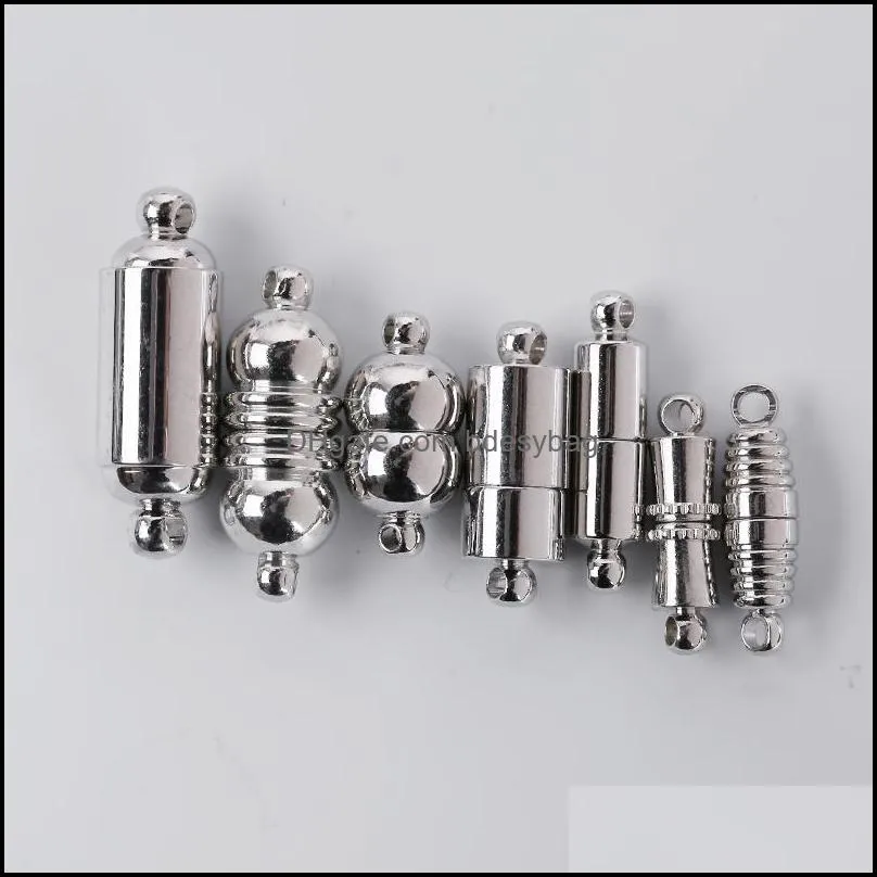 Other DIY Stainless Steel Magnetic Clasps For Jewelry Making Handmde Necklace Bracelet Connector Jewellery Findings Supplies