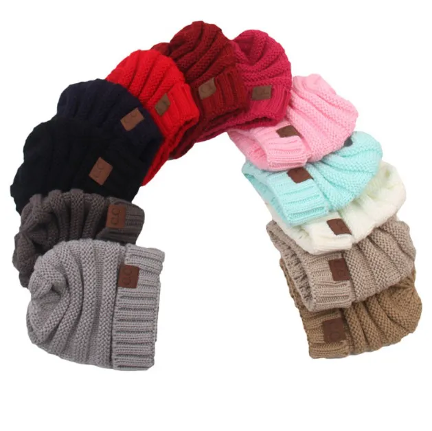 L'ultimo cappello da festa, cappello di lana per bambini con logo della lettera C, una varietà di stili tra cui scegliere, supporta la personalizzazione