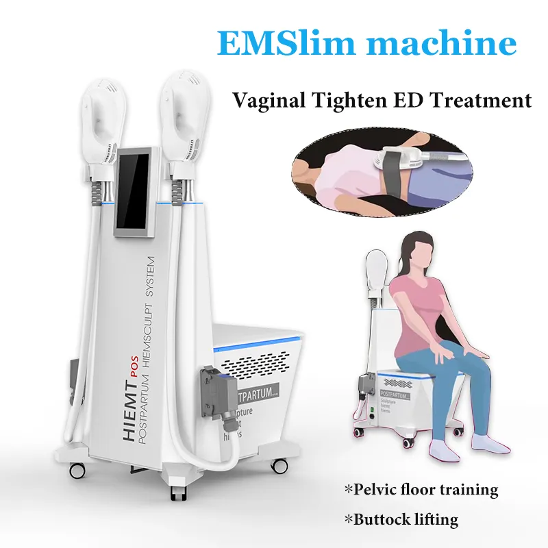 Instant Figuur Slimming Full Body Sculpting Machine Hiemt Elektromagnetische Cellulitis Treating Muscle Stimulator Emslim Niet-invasieve vetmeltende apparatuur